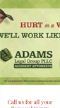 Mobile Screenshot of adamslegalgroup.com